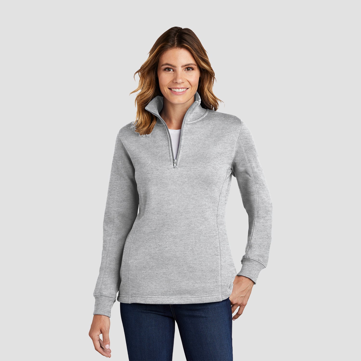 Sport-Tek Women's 1/4-Zip Sweatshirt LST253