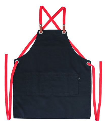 Heavy Twill Bib Apron - Black