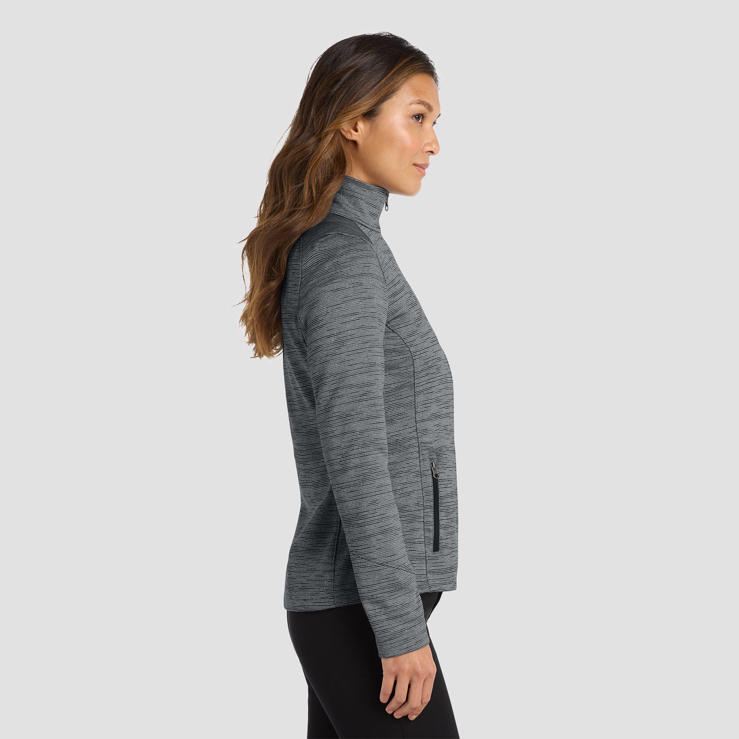 Port Authority Women's Digi Stripe Fleece Jacket L231