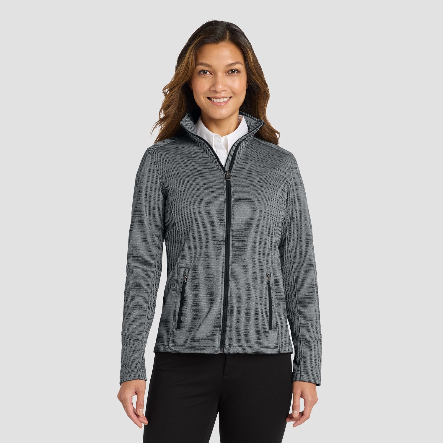 Port Authority Women's Digi Stripe Fleece Jacket L231