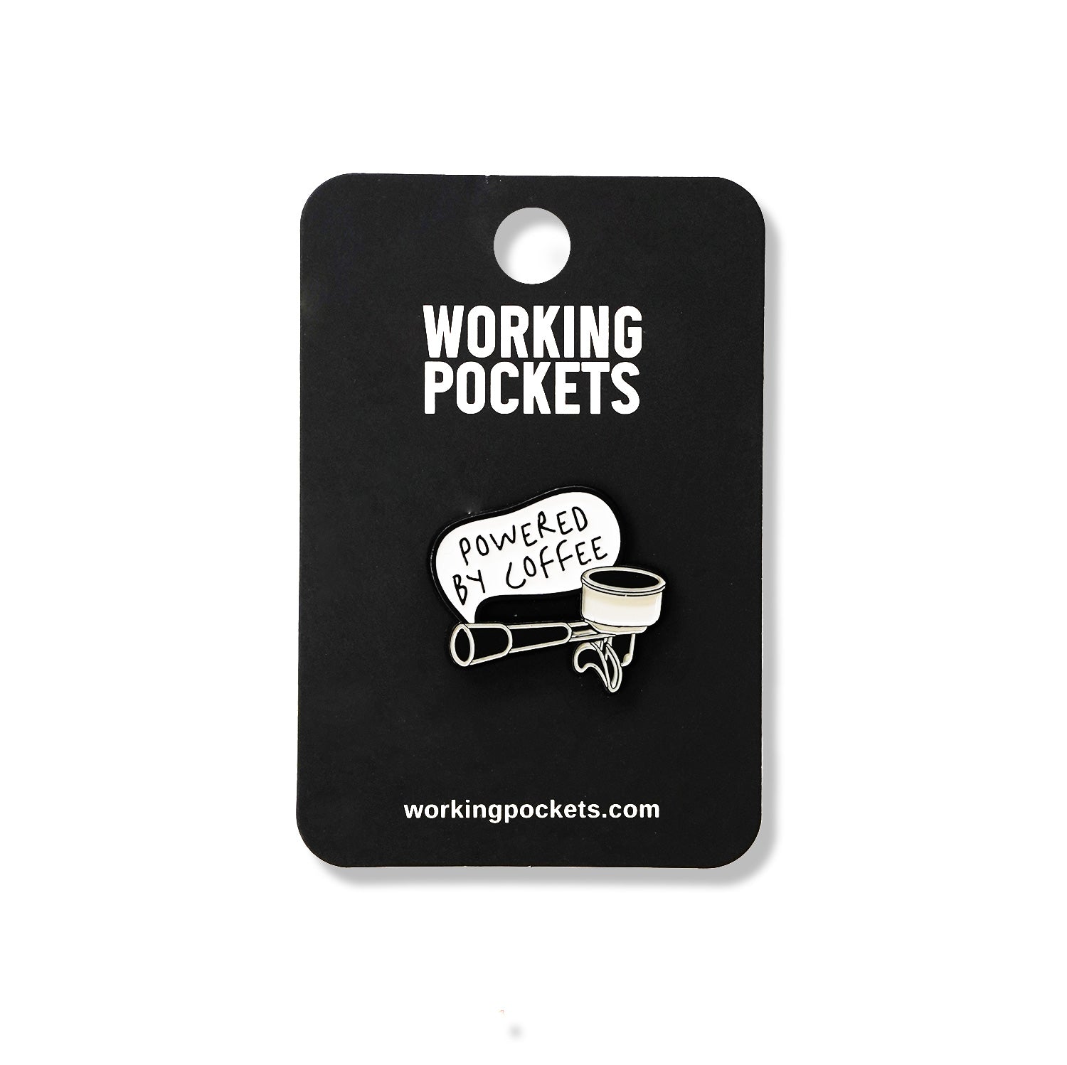 Powered by Coffee Pin